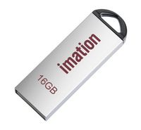 Image of Imation 16GB Alfa Metal Flash Drive, Silver